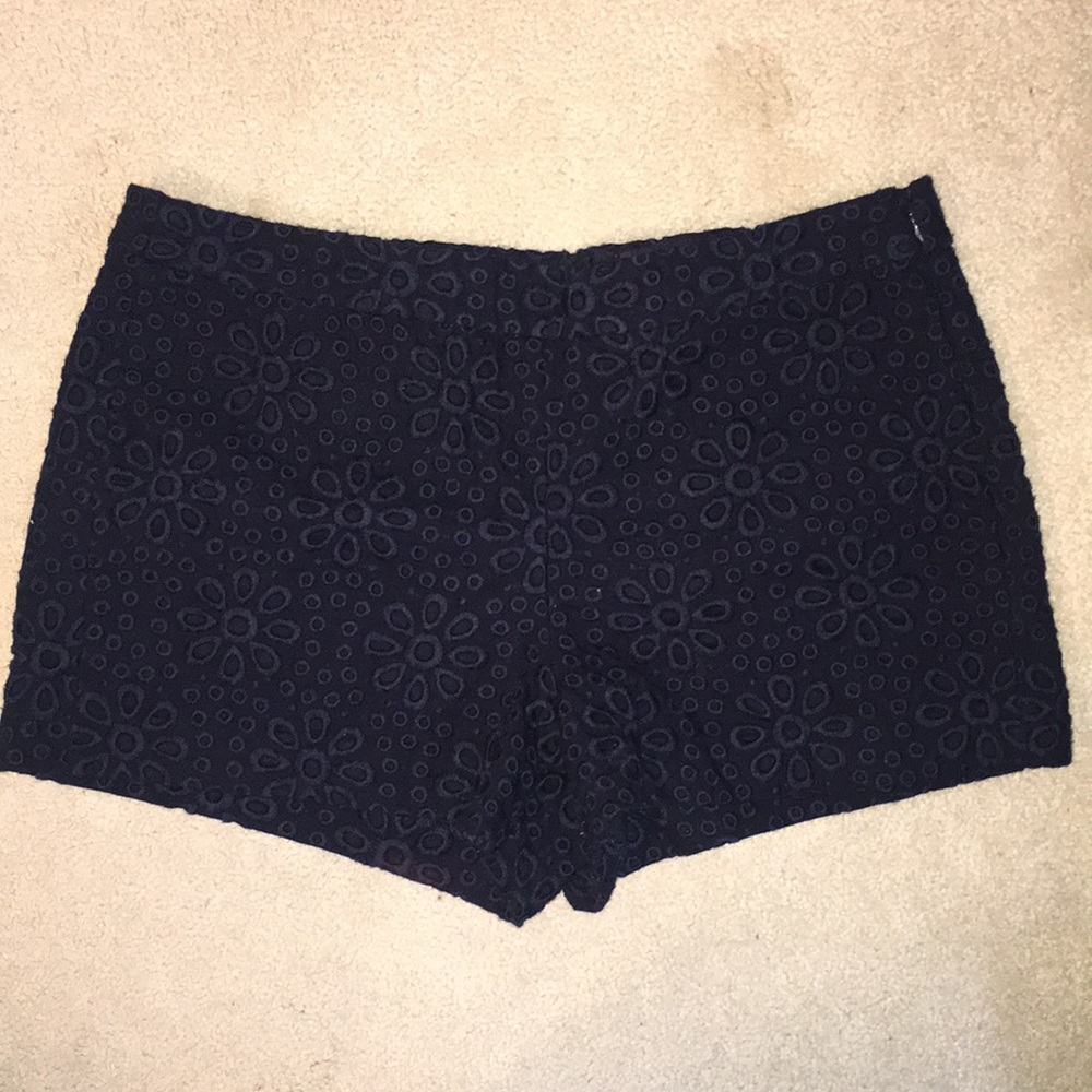 J Crew Embroidered Shorts